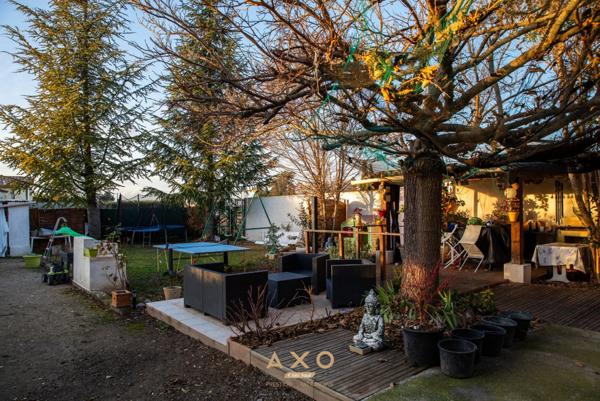 PUIMOISSON - MAISON DE VILLE - RÉNOVÉE - T8 - DEUX APPARTEMENTS - 168 m² - PISCINE - TERRAIN 1 260 m² -CONSTRUCTIBLE - TERRASSES - GARAGE - 355 000 