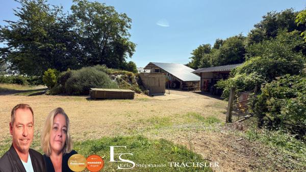 Propriété arboricole avec maison contemporaine, dépendances et bâtiments professionnels – 7,8 ha – Chenu (72)