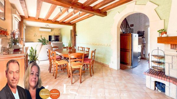 Propriété arboricole avec maison contemporaine, dépendances et bâtiments professionnels – 7,8 ha – Chenu (72)