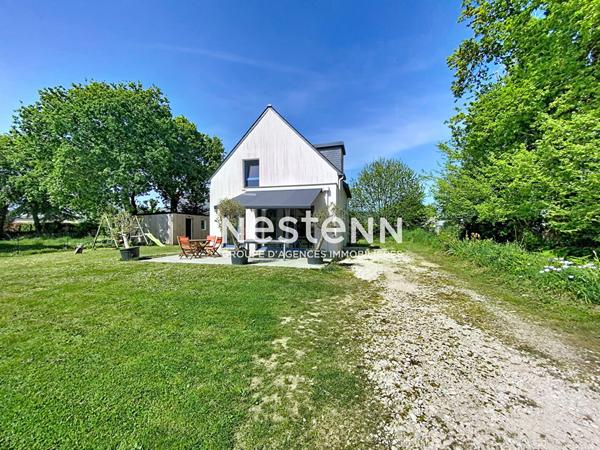 Maison contemporaine 5 pièces à vendre à Moëlan-sur-Mer, proche mer et sentiers côtiers