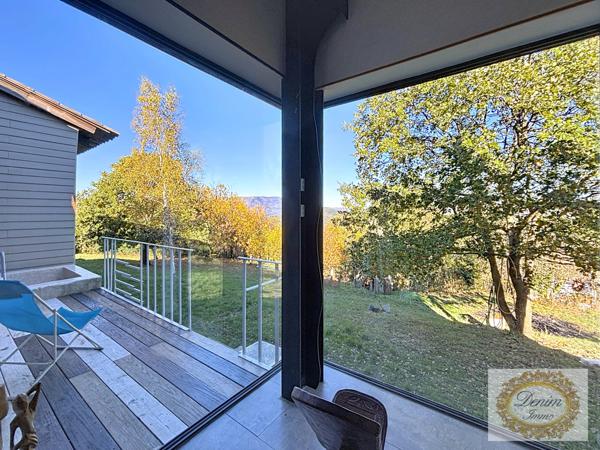 Chambon (30450) Maison de campagne Bioclimatique avec vue dominante et panoramique sur les Cévennes en bordure du Parc Naturel