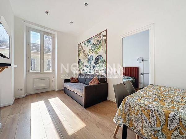 Vallauris - 2P - 32m² - Refait à neuf - Meublé - Faible charge - Sud-ouest - Proche commodités