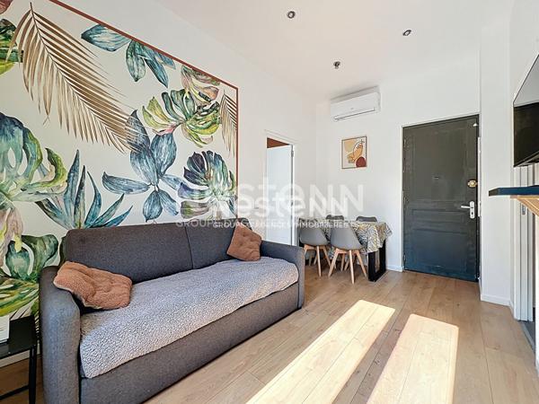 Vallauris - 2P - 32m² - Refait à neuf - Meublé - Faible charge - Sud-ouest - Proche commodités