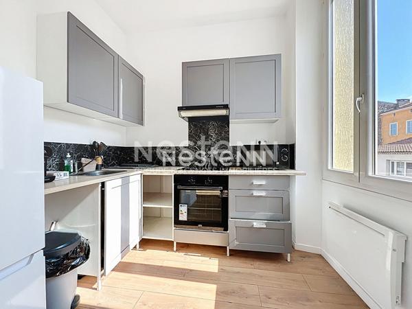 Vallauris - 2P - 32m² - Refait à neuf - Meublé - Faible charge - Sud-ouest - Proche commodités