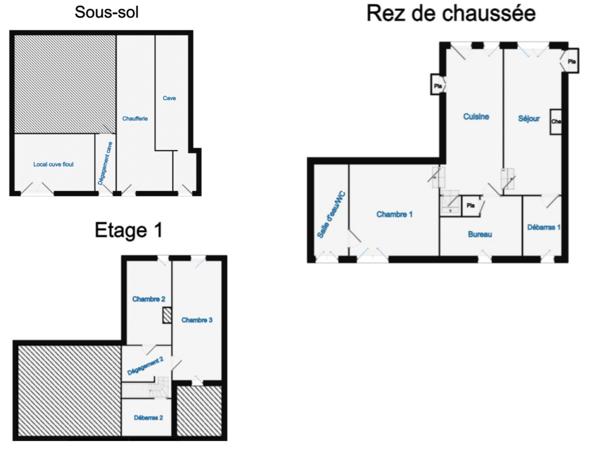 Maison de village avec jardin et caves