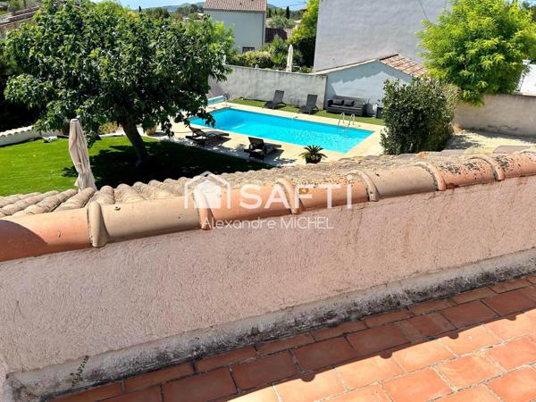 Maison T5 140m² implantée sur 1500M² de terrain avec piscine