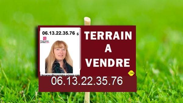 Le Faouët 56320 - Terrain constructible en centre ville en drapeau de 1.785 m2 au calme  - Prix : 66.990