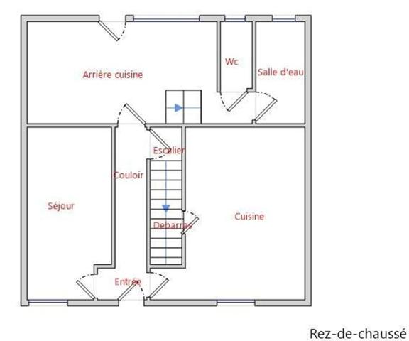 Maison de Ville 92 m² T4  RABASTENS DE BIGORRE (65) SANS JARDIN