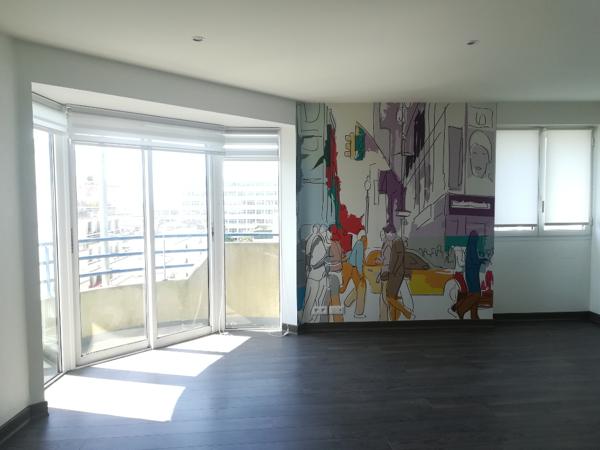 TRES RARE SUR LE MARCHE SUPERBE APPARTEMENT A LOUER BREST CENTRE VUE MER