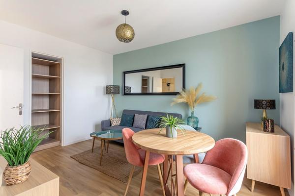 "APPARTEMENT MEUBLÉ 2 PIECES LE MANS 38M2"