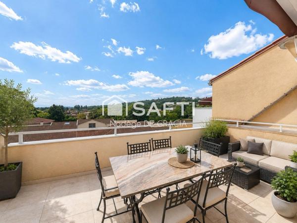 Beau T3 bis 80 m² au dernier étage – Terrasse de 15 m² + garage