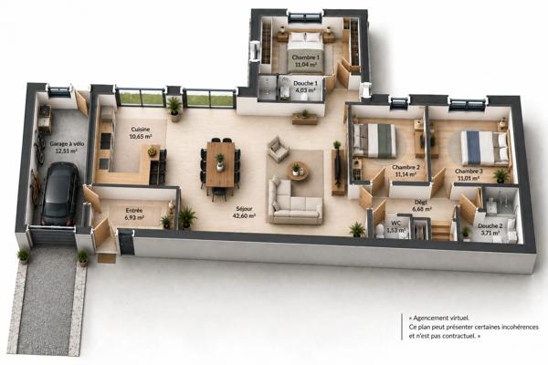 LA ROCHELLE – PREMIÈRE COURONNE – MAISON NEUVE 2026 – PLAIN-PIED – 3 CHAMBRES – SUITE PARENTALE
