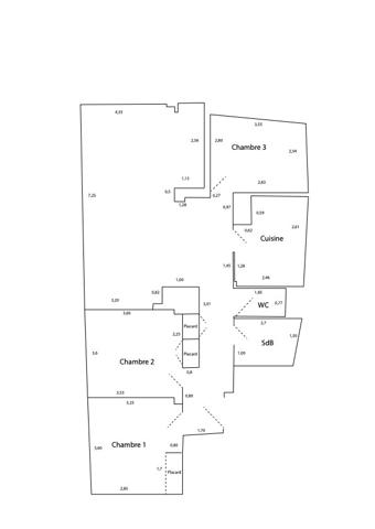 Appartement 4 pièces - 85 m² Exclusivité efficity