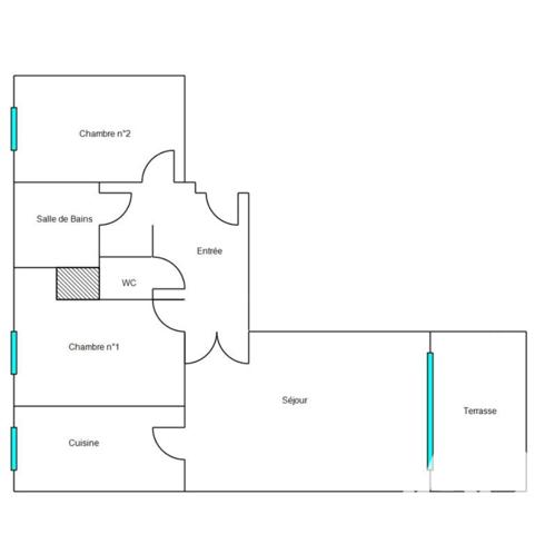 Appartement à vendre 3 pièces 66,21 m² Saint-Laurent-du-Var