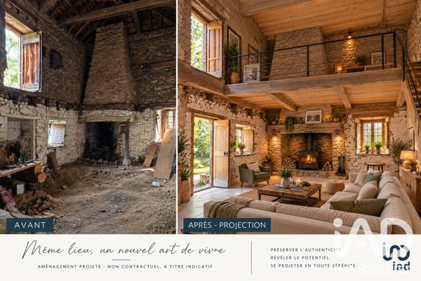 Maison à vendre 2 pièces 200 m² Saint-Didier-sur-Doulon