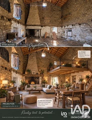Maison à vendre 2 pièces 200 m² Saint-Didier-sur-Doulon