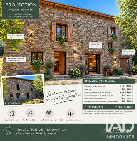 Maison à vendre 2 pièces 200 m² Saint-Didier-sur-Doulon