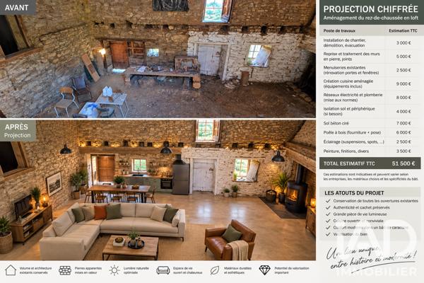 Maison à vendre 2 pièces 200 m² Saint-Didier-sur-Doulon