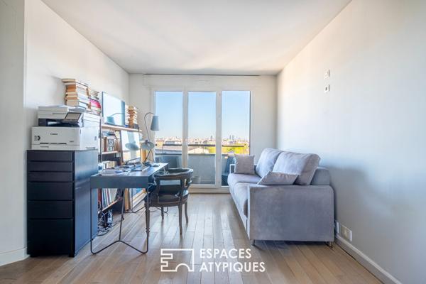 Duplex avec rooftop végétalisé et vue dégagée