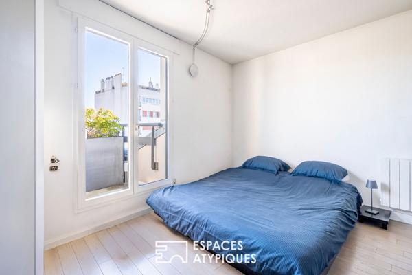 Duplex avec rooftop végétalisé et vue dégagée