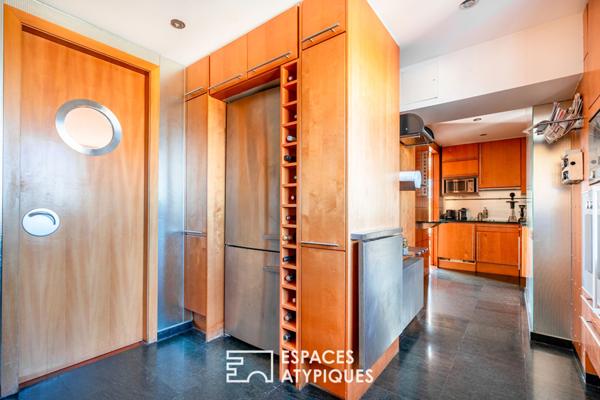 Duplex avec rooftop végétalisé et vue dégagée