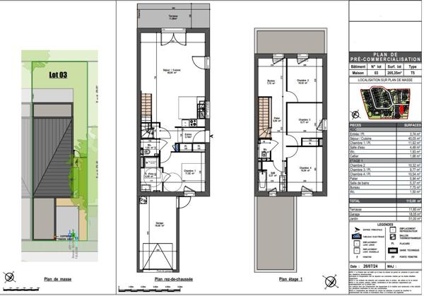 A vendre Maison de type 5 Quartier Lafayette - Eblé à ANGERS