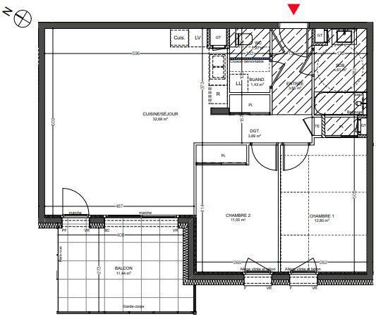 Appartement à vendre 3 pièces 71 m² La Tronche