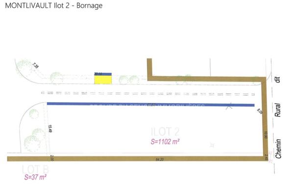 MONTLIVAULT - Projet Clé en Main : Terrain + Permis pour 4 Maisons