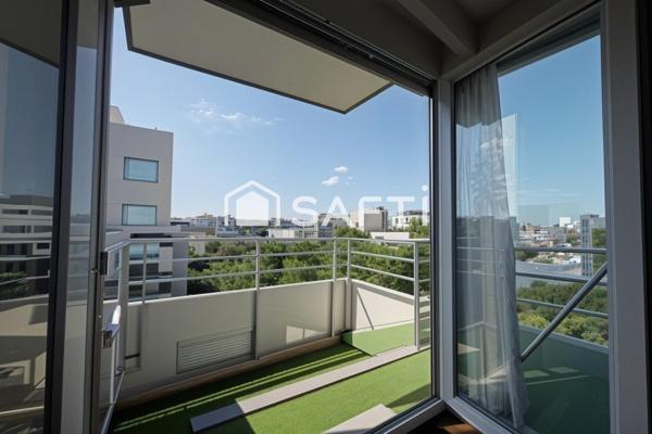 Bel appartement avec vue sur la Seine, balcon et stationnement