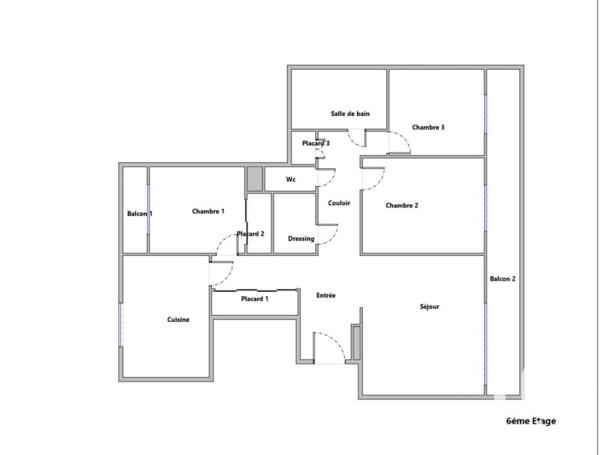 Appartement à vendre 4 pièces 88 m² Rosny-sous-Bois