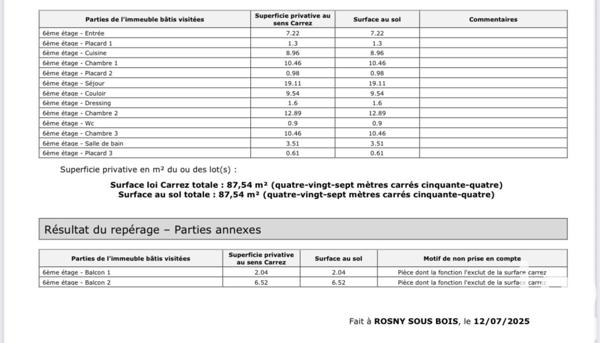 Appartement à vendre 4 pièces 88 m² Rosny-sous-Bois