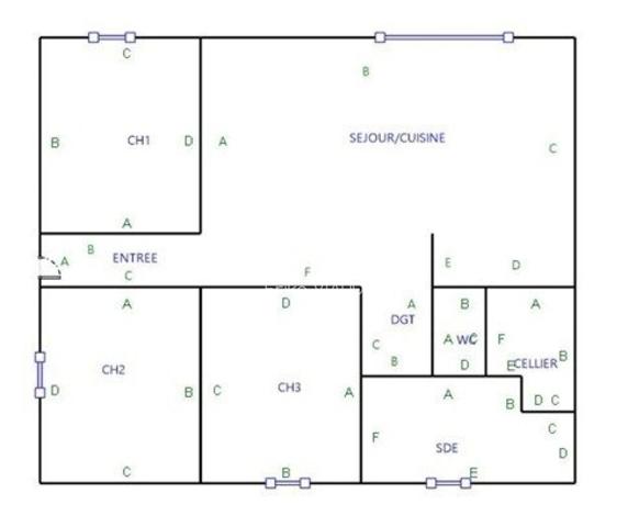 Maison de plain-pied 3 chambres de 2018