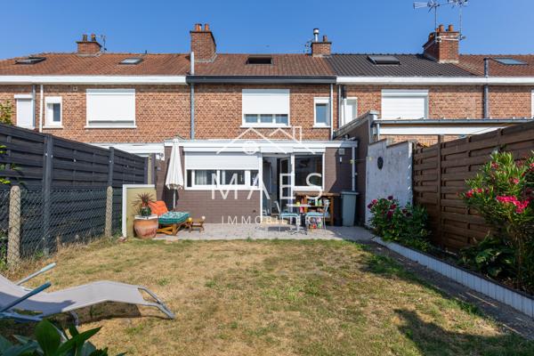 Charmante maison, 4 chambres, jardin sud + double garage