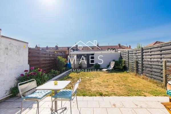 Charmante maison, 4 chambres, jardin sud + double garage