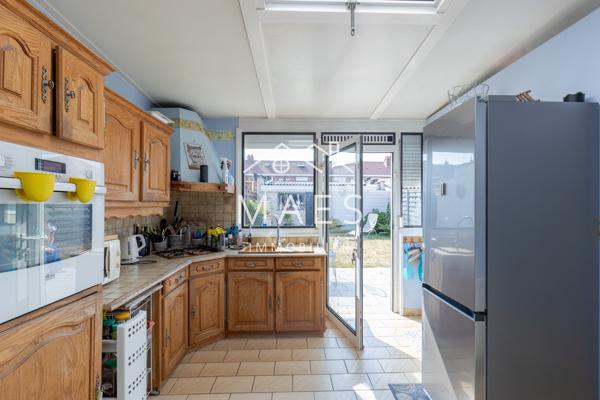 Charmante maison, 4 chambres, jardin sud + double garage