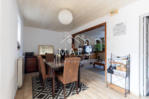 Charmante maison, 4 chambres, jardin sud + double garage