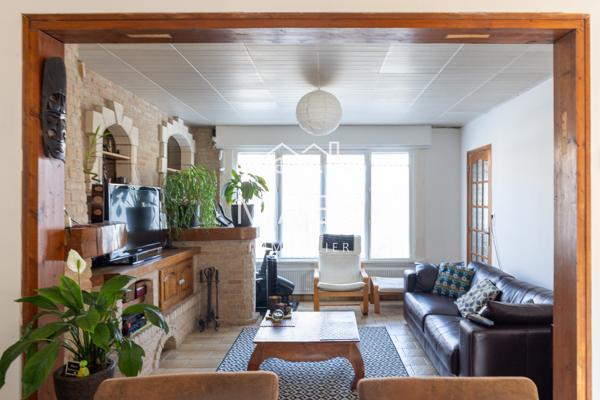 Charmante maison, 4 chambres, jardin sud + double garage