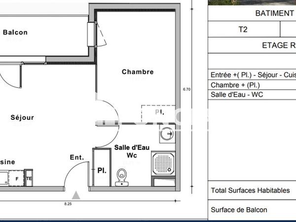 Location Appartement 2 pièces 42.25 m² - 102 RUE LEON MALETRA Le Petit-quevilly 76140