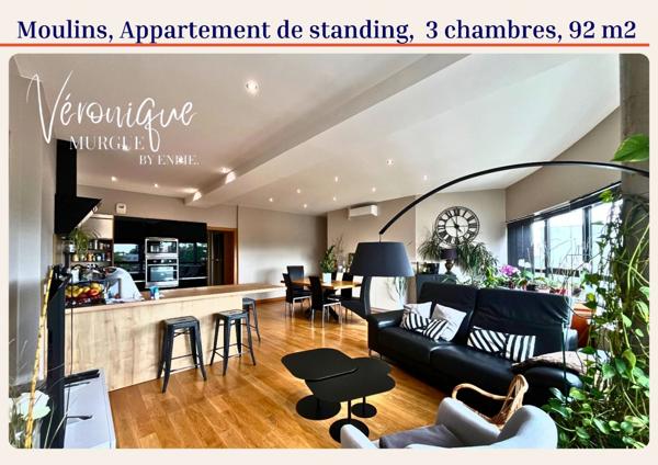 Moulins, Appartement 3 chambres, 92 m2, Endie Immobiler, Véronique Murgue.