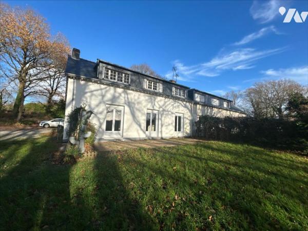 Queven, maison en pierre 144 m2 , 1450 m2 de jardin