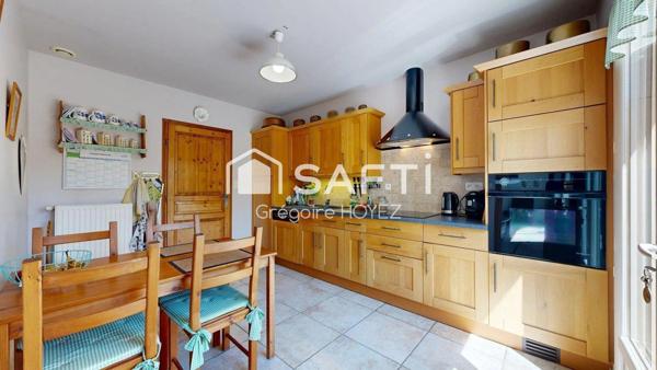 Maison de plain-pied avec garages et jardin – Wimereux centre