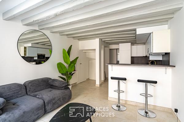 Maison de ville rénovée sur allée privée en centre-ville