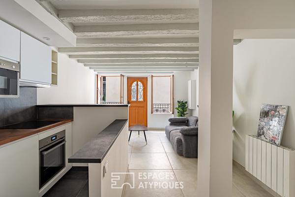 Maison de ville rénovée sur allée privée en centre-ville