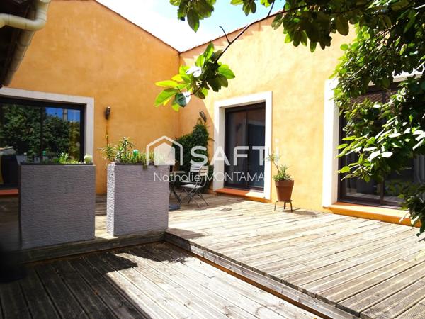 TUCHAN, 2 MAISONS DE PLAIN-PIED SUR 1152M²,GARAGES