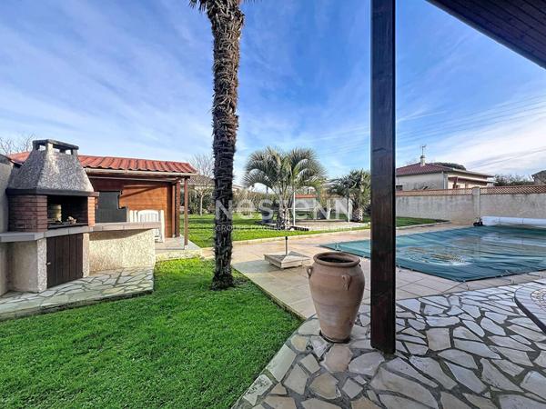 A VENDRE - VILLATE- Maison 4 pièces 105 m2 + piscine + double garage sur terrain arboré 1100m²