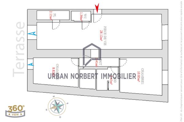 Septèmes-les-Vallons (13240) Immeuble de rapport 3 lots libre avec 2 appartements et 1 local
