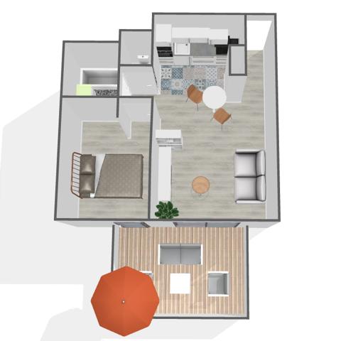 Appartement 2 pièces - 38 m²