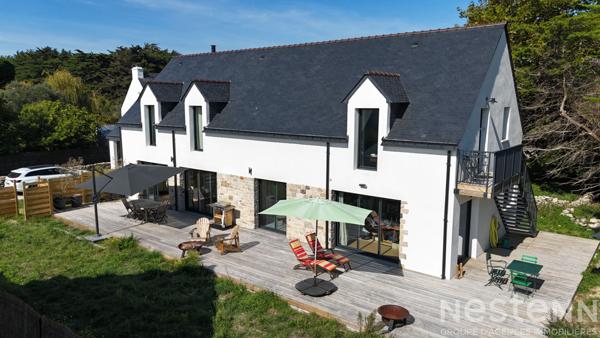 SAINT-PIERRE-QUIBERON - Vente maison contemporaine de plus de 200 m² à deux pas des plages
