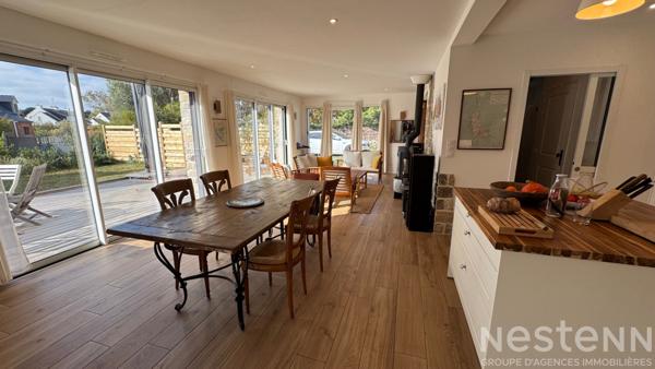 SAINT-PIERRE-QUIBERON - Vente maison contemporaine de plus de 200 m² à deux pas des plages