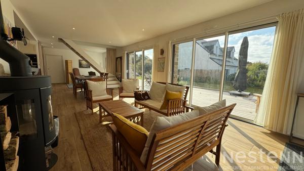 SAINT-PIERRE-QUIBERON - Vente maison contemporaine de plus de 200 m² à deux pas des plages